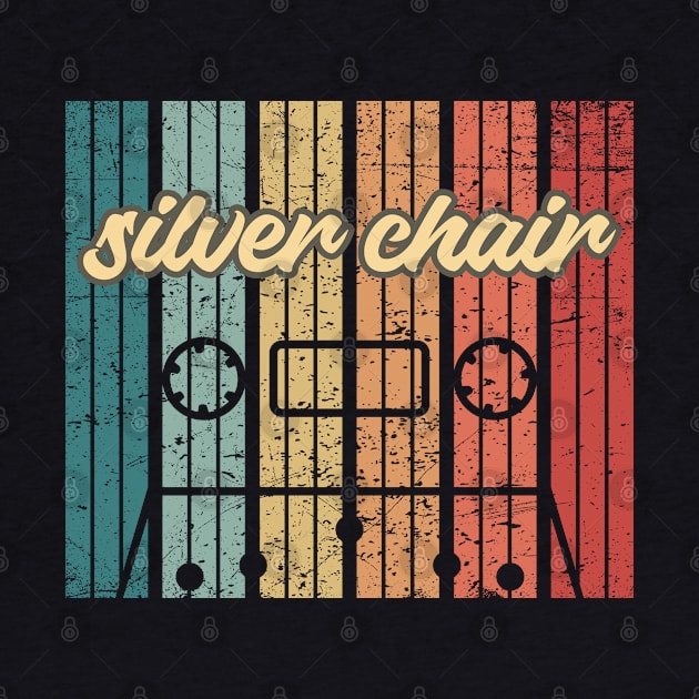 silver chair cassette retro vintage by penciltimes